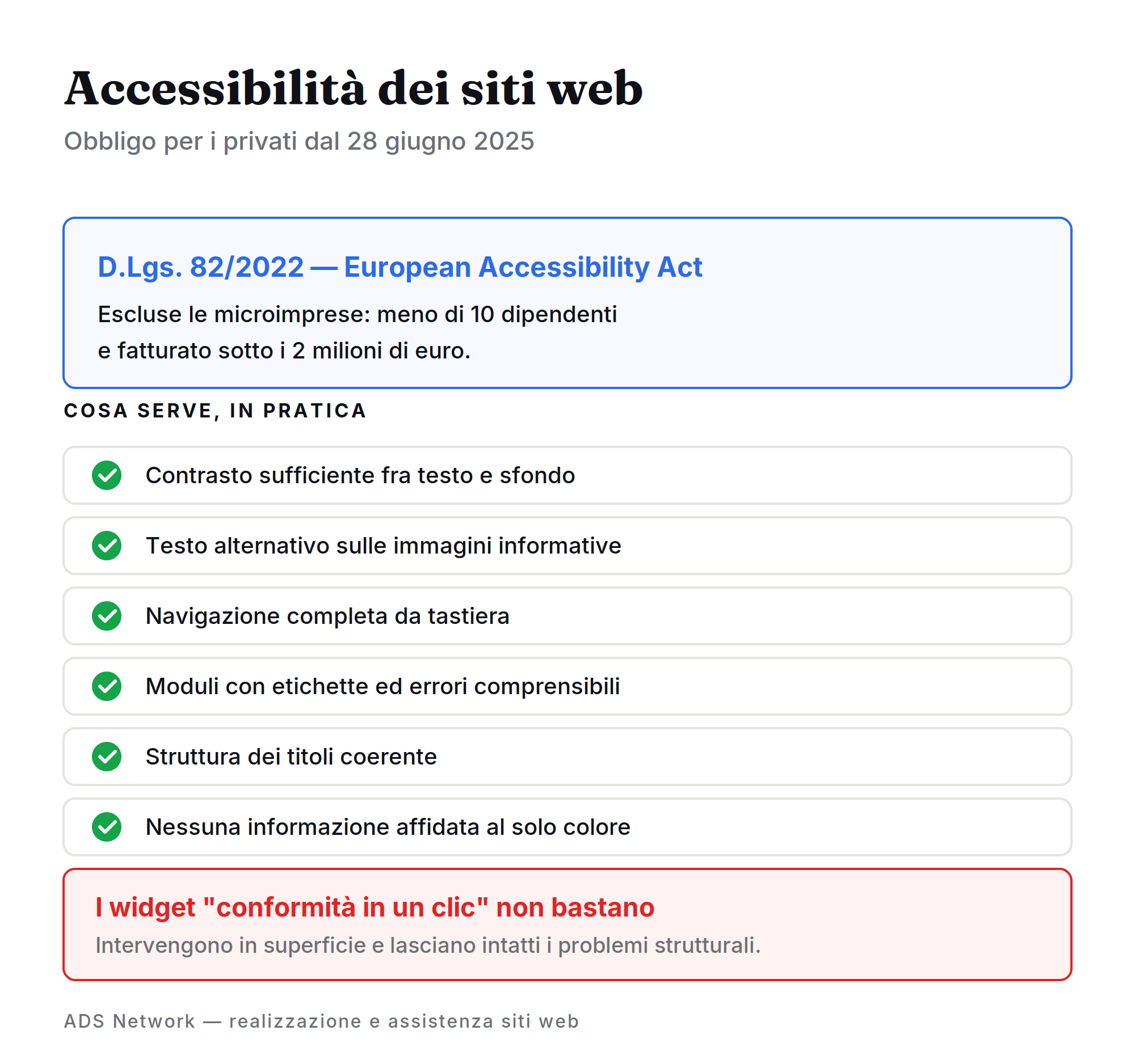 Chi è obbligato all'accessibilità e cosa serve